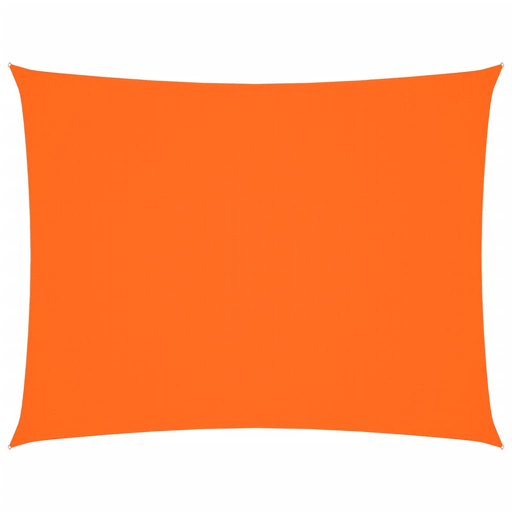 Solseil oxfordstoff rektangulær 2,5x4 m oransje