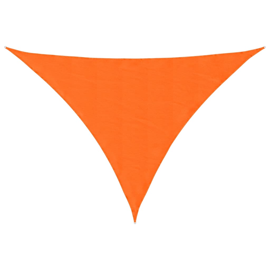 Solseil oxfordstoff trekantet 3x3x4,24 m oransje