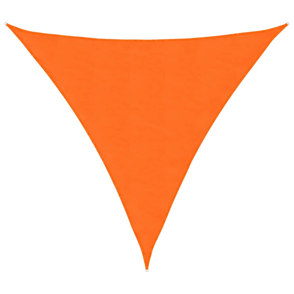 Solseil oxfordstoff trekantet 4,5x4,5x4,5 m oransje