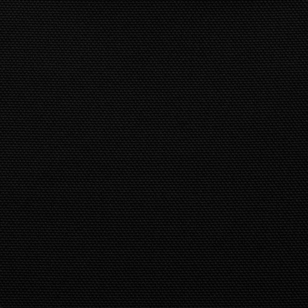 Solseil oxfordstoff rektangulær 4x5 m svart