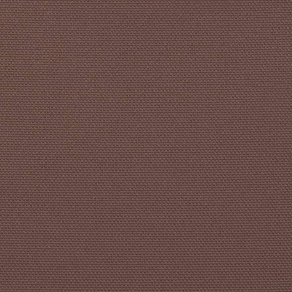 Solseil oxfordstoff rektangulær 2,5x5 m brun