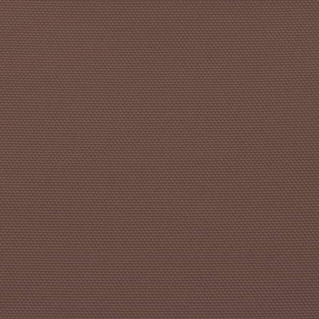Solseil oxfordstoff trekantet 4x4x4 m brun