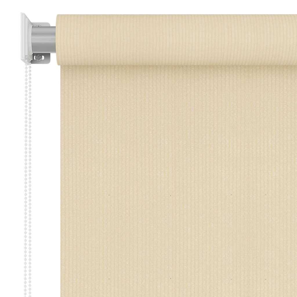 Utendørs rullegardin kremhvit 60x230 cm HDPE