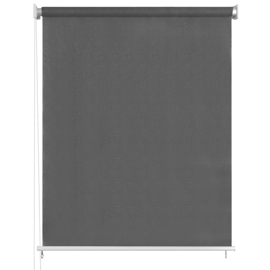 Utendørs rullegardin 80x230 cm antrasitt