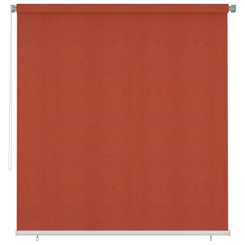 Utendørs rullegardin 220x230 cm terrakotta HDPE