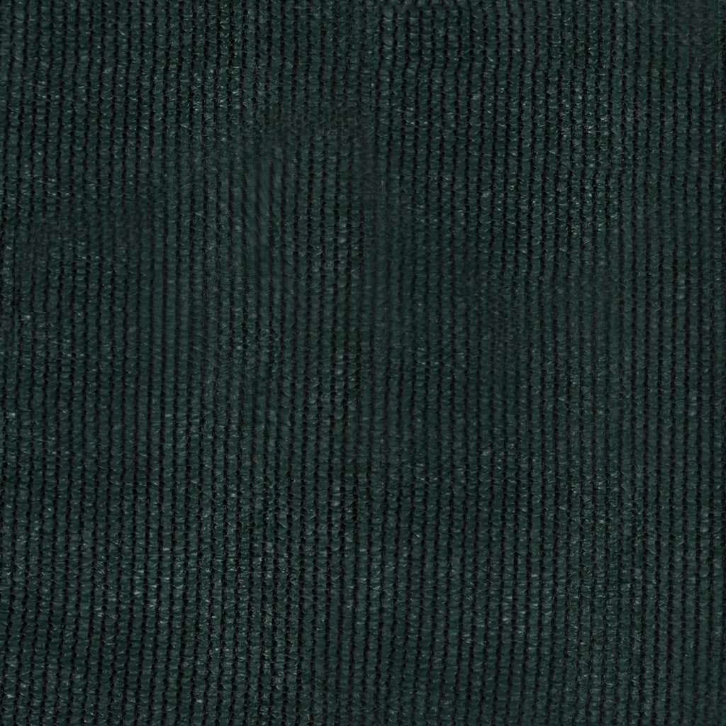 Utendørs rullegardin 80x140 cm mørkegrønn HDPE
