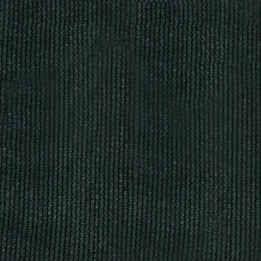 Utendørs rullegardin 180x140 cm mørkegrønn HDPE