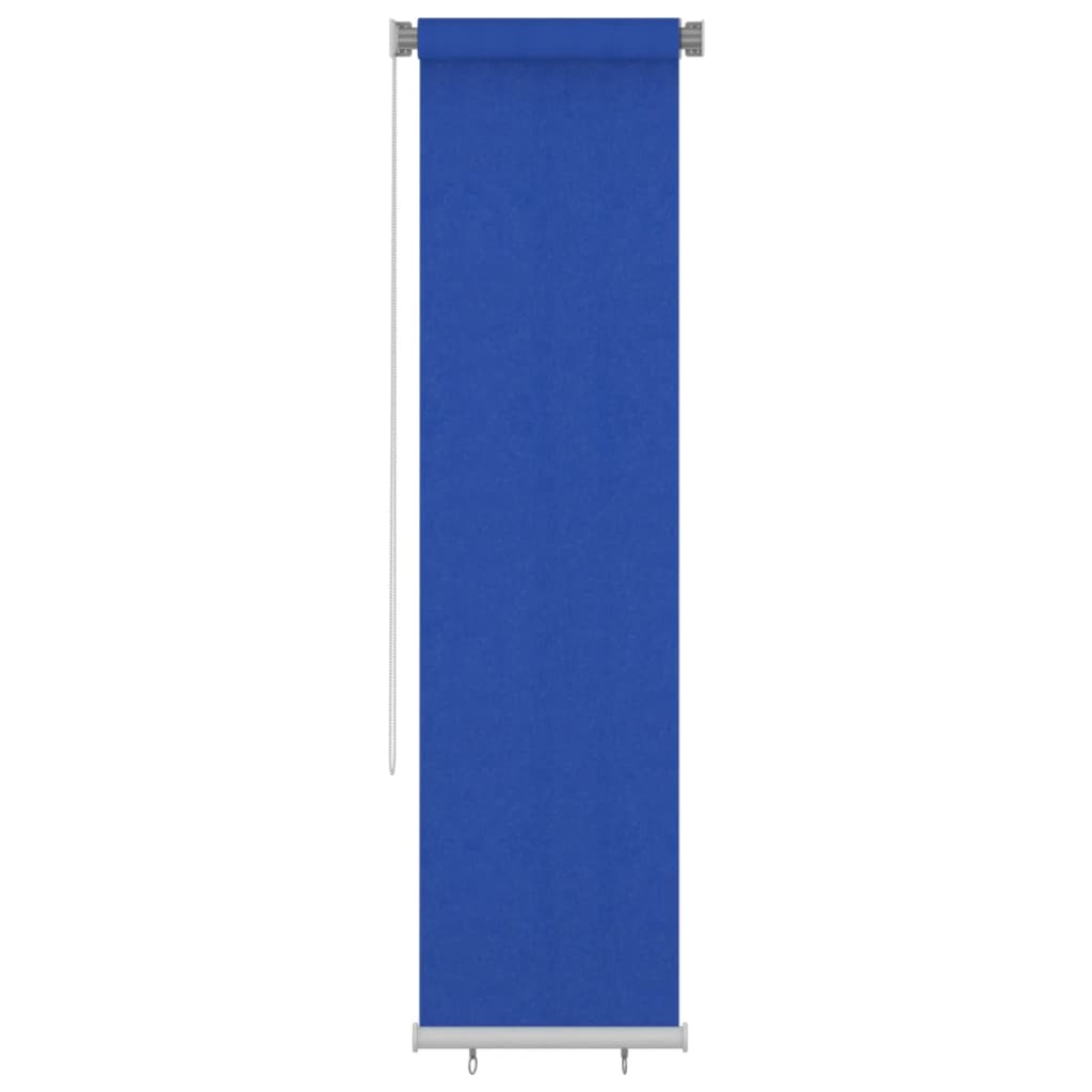 Utendørs rullegardin 60x230 cm blå HDPE