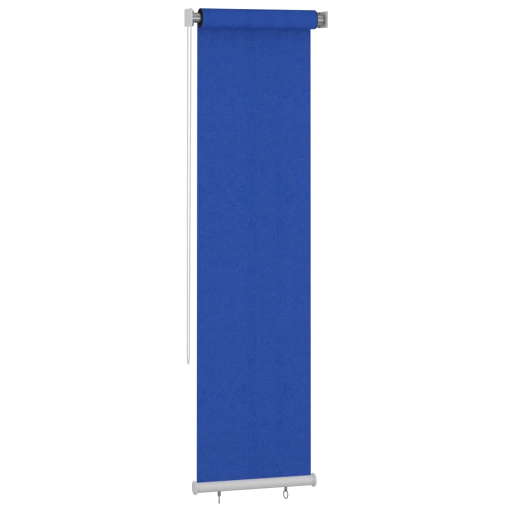 Utendørs rullegardin 60x230 cm blå HDPE
