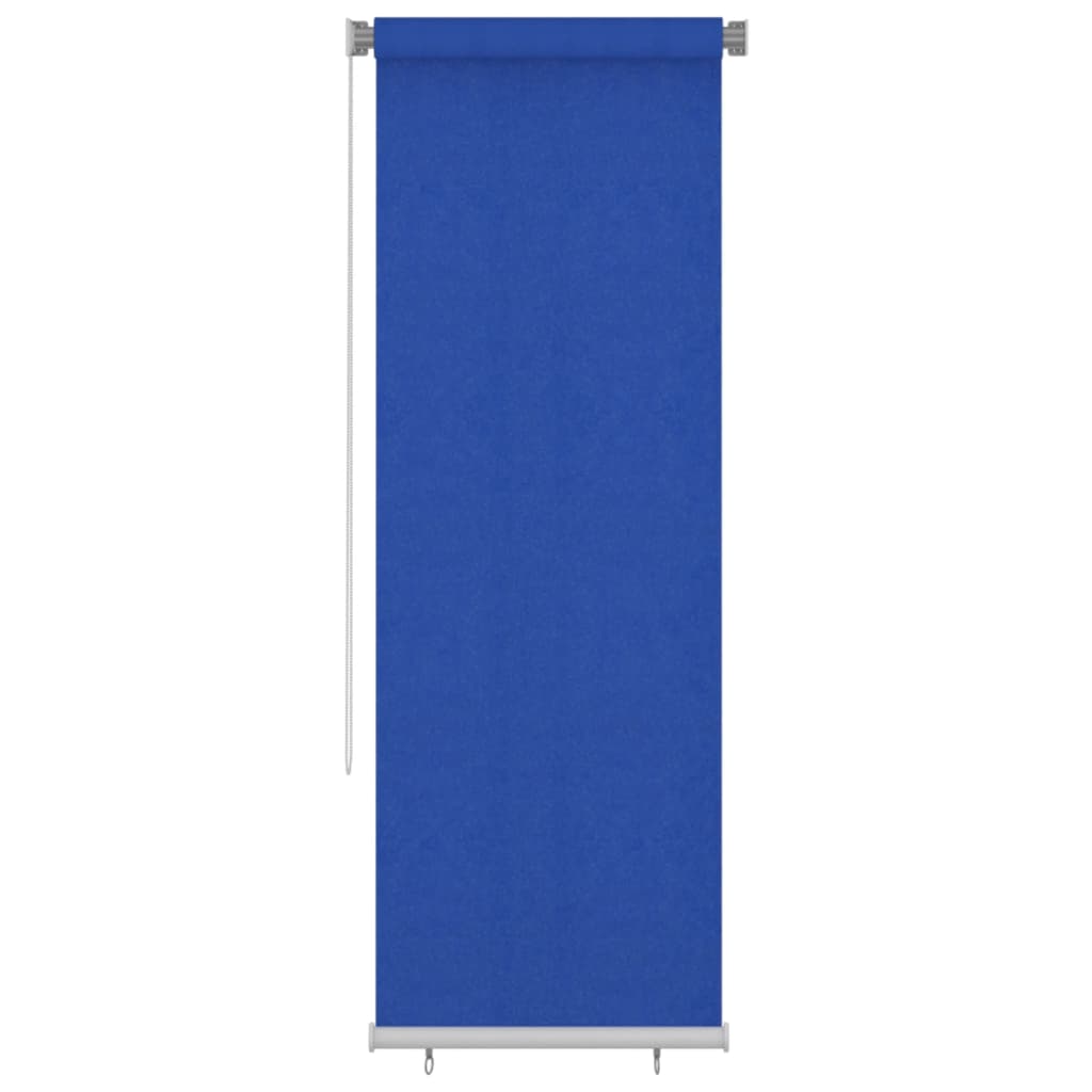 Utendørs rullegardin 80x230 cm blå HDPE