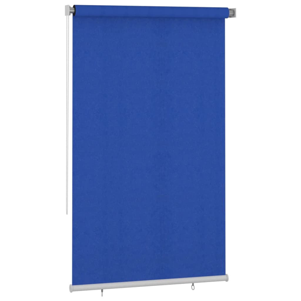 Utendørs rullegardin 140x230 cm blå HDPE