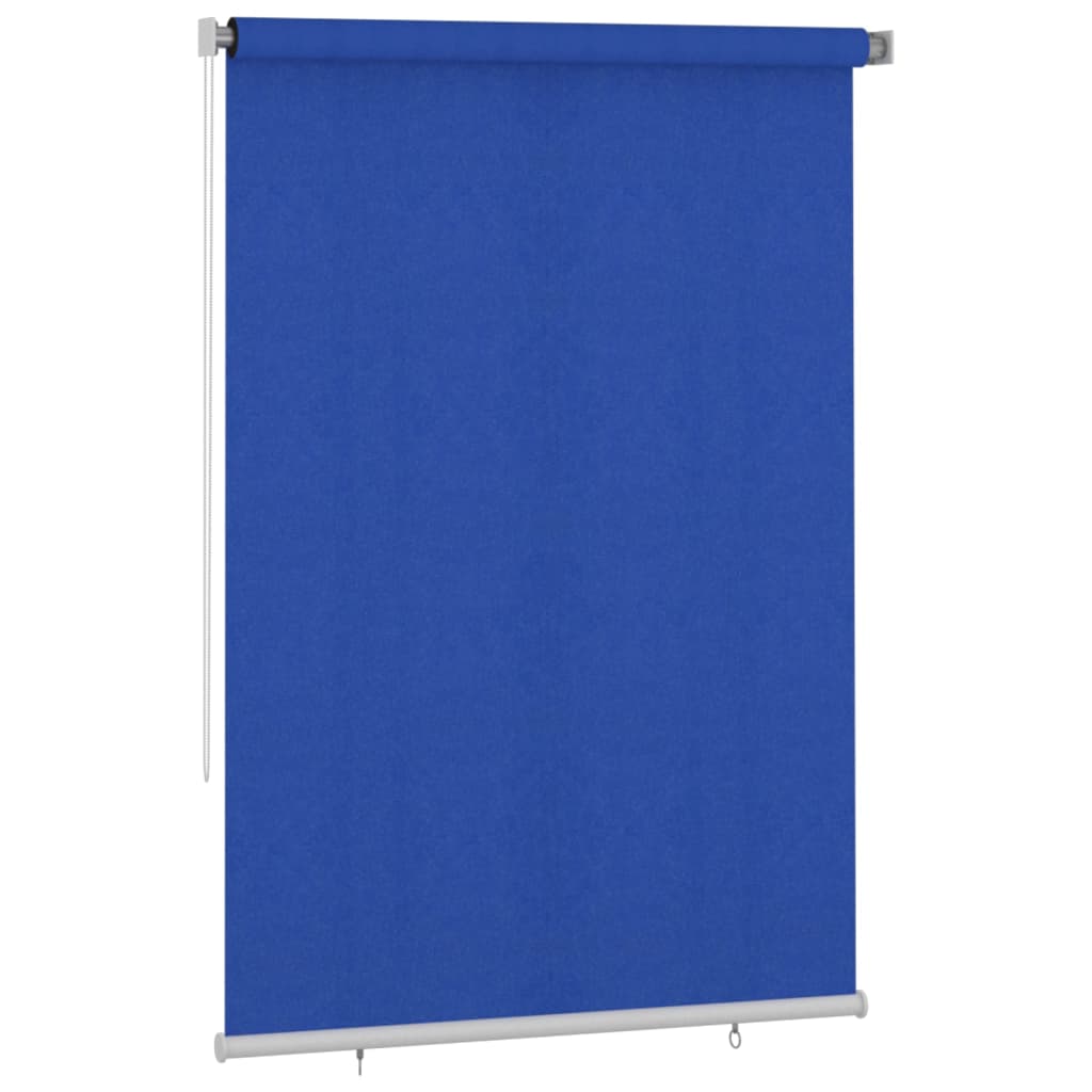 Utendørs rullegardin 160x230 cm blå HDPE