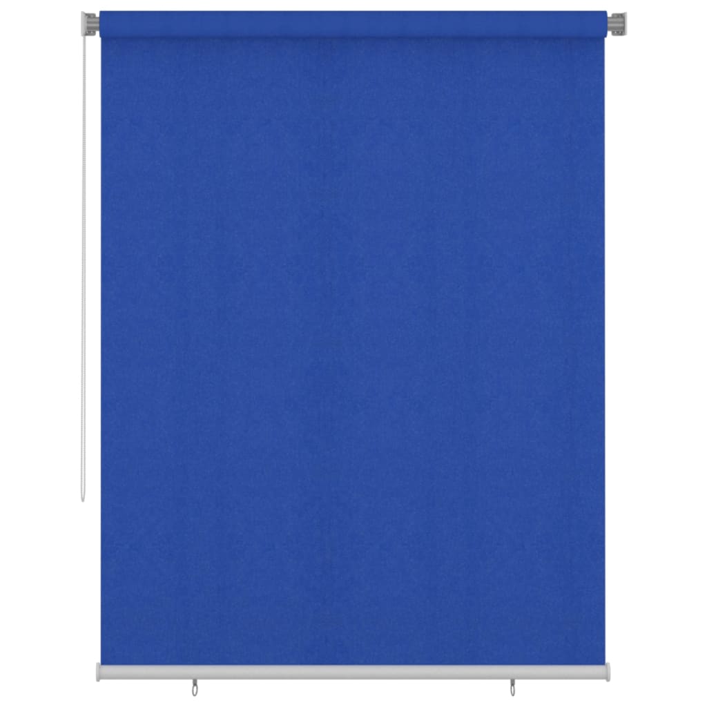 Utendørs rullegardin 180x230 cm blå HDPE