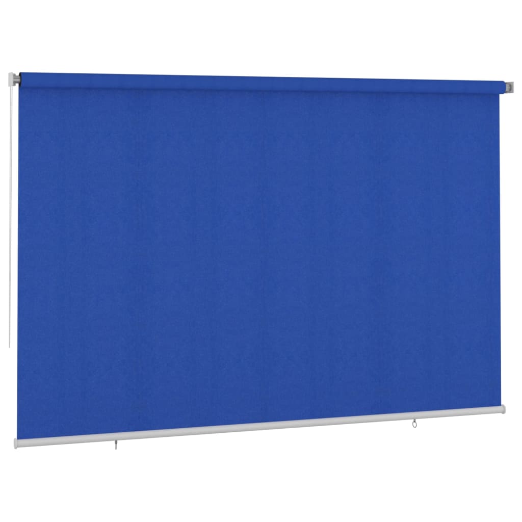 Utendørs rullegardin 350x230 cm blå HDPE