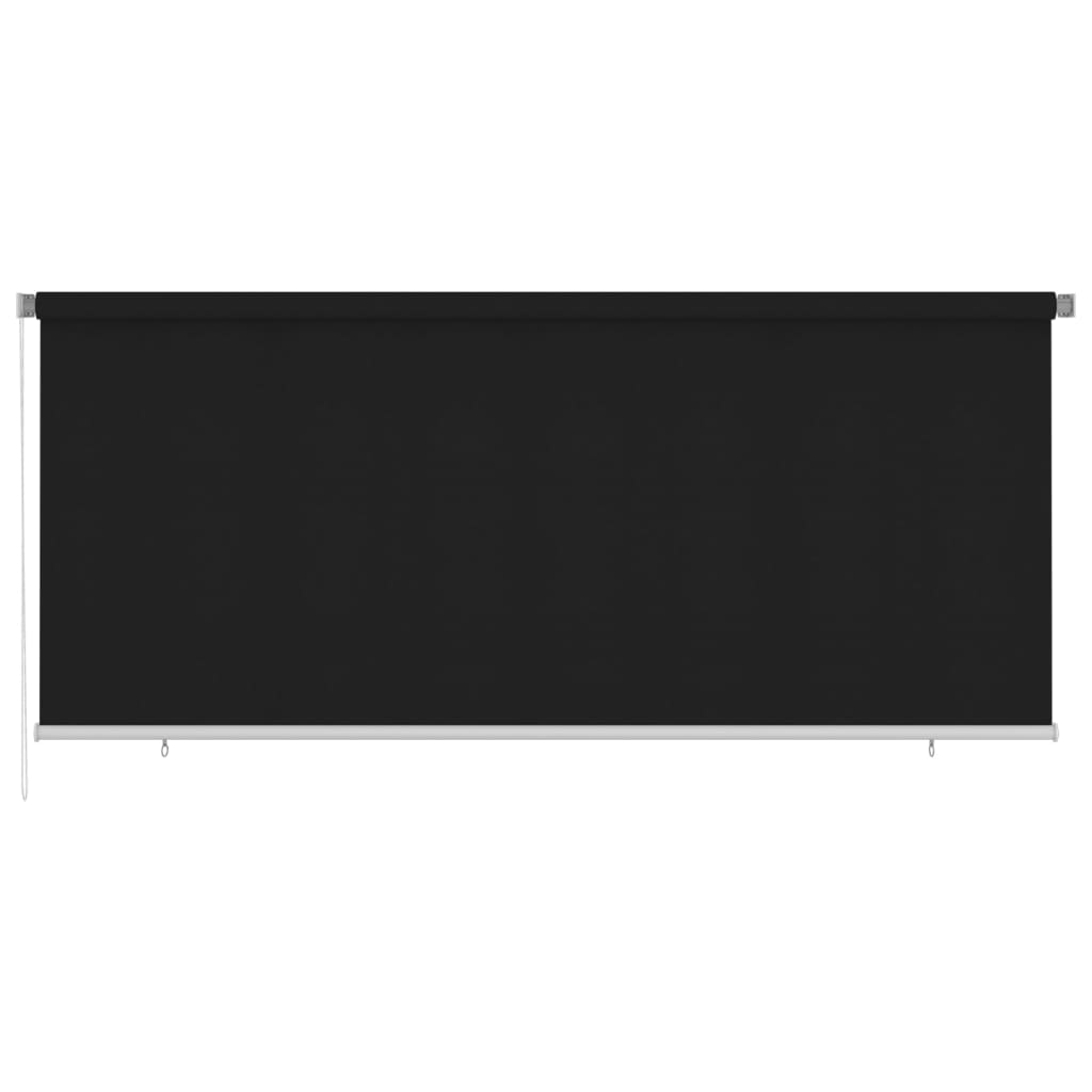 Utendørs rullegardin 350x140 cm svart
