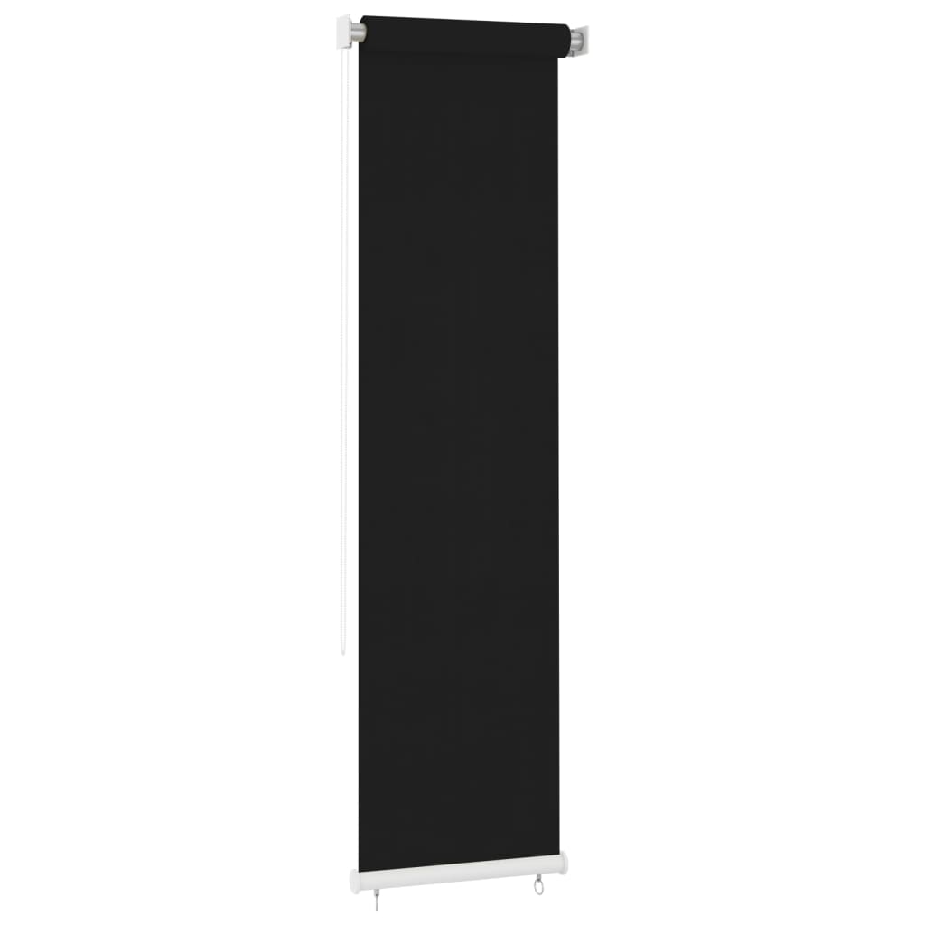 Utendørs rullegardin 60x230 cm svart HDPE