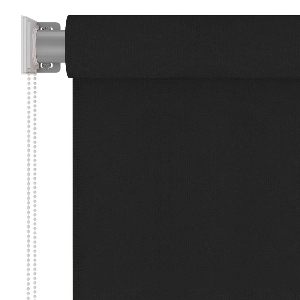 Utendørs rullegardin 60x230 cm svart HDPE