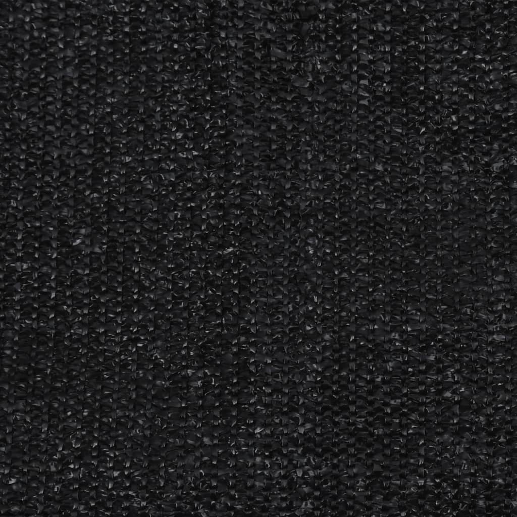 Utendørs rullegardin 60x230 cm svart HDPE