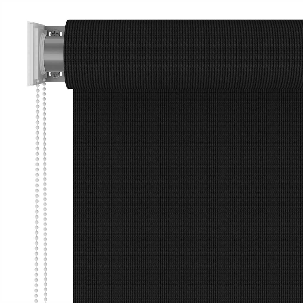 Utendørs rullegardin 180x230 cm svart