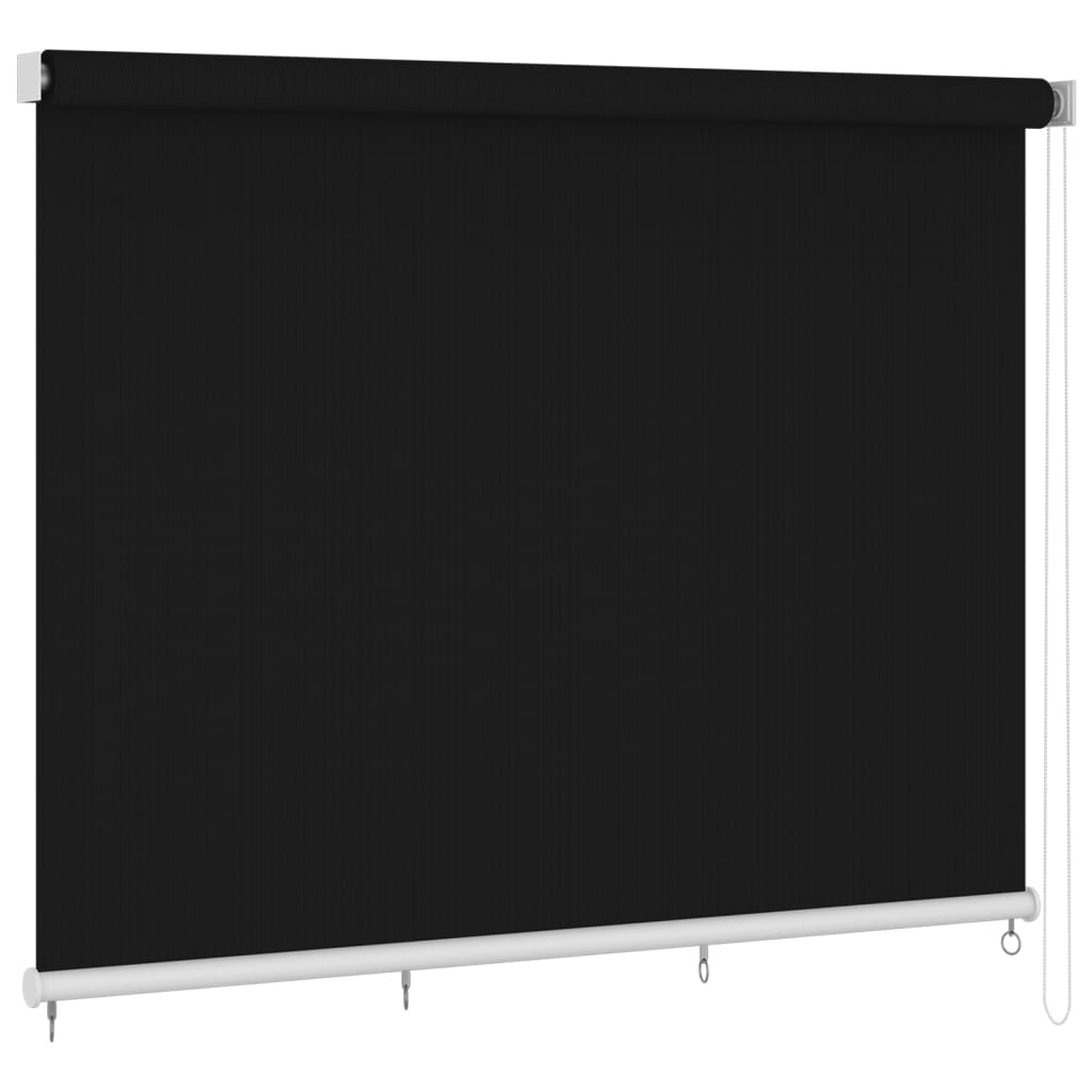Utendørs rullegardin 400x230 cm svart