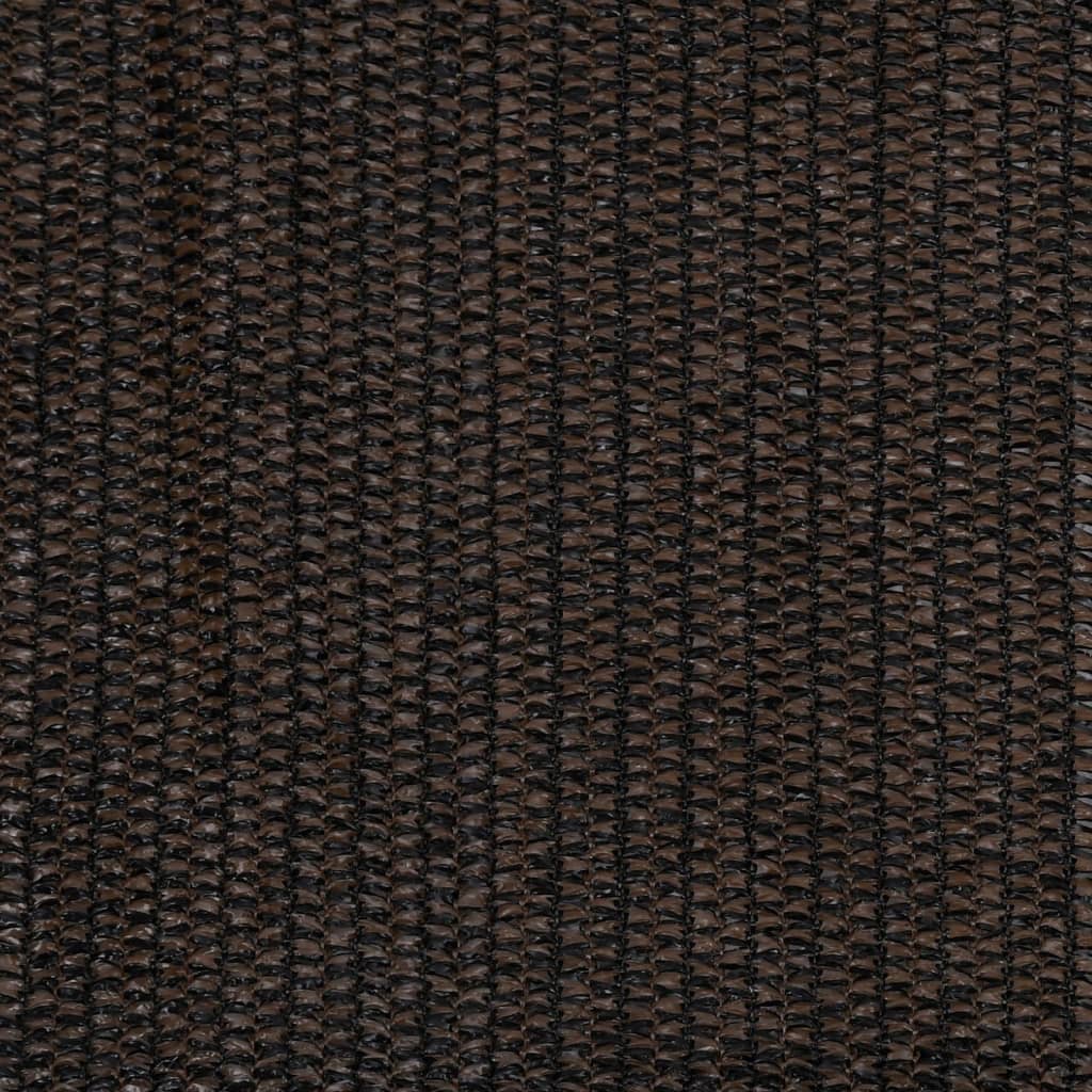 Utendørs rullegardin 140x230 cm brun HDPE