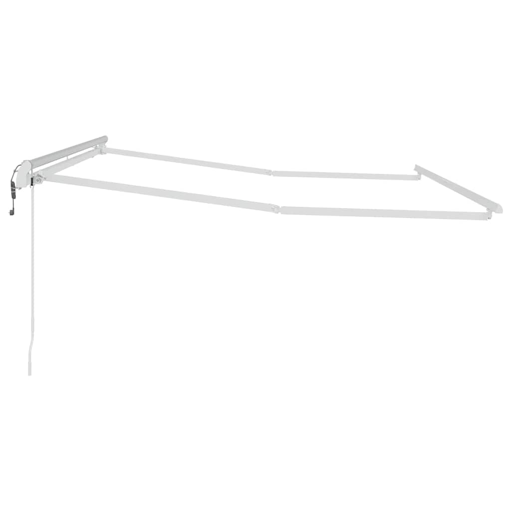 Markiseramme Hvit 300 x 250 cm Aluminium
