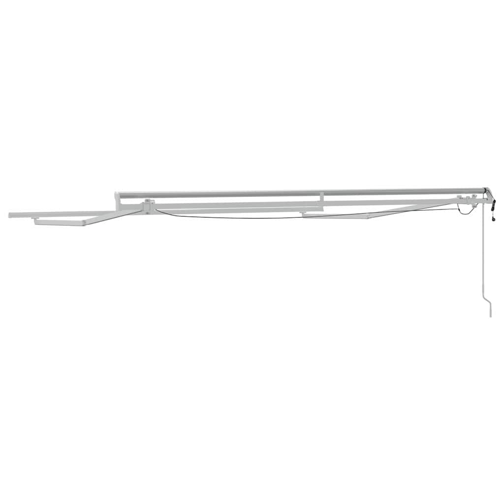Markiseramme Hvit 3 x 2,5 m Aluminium