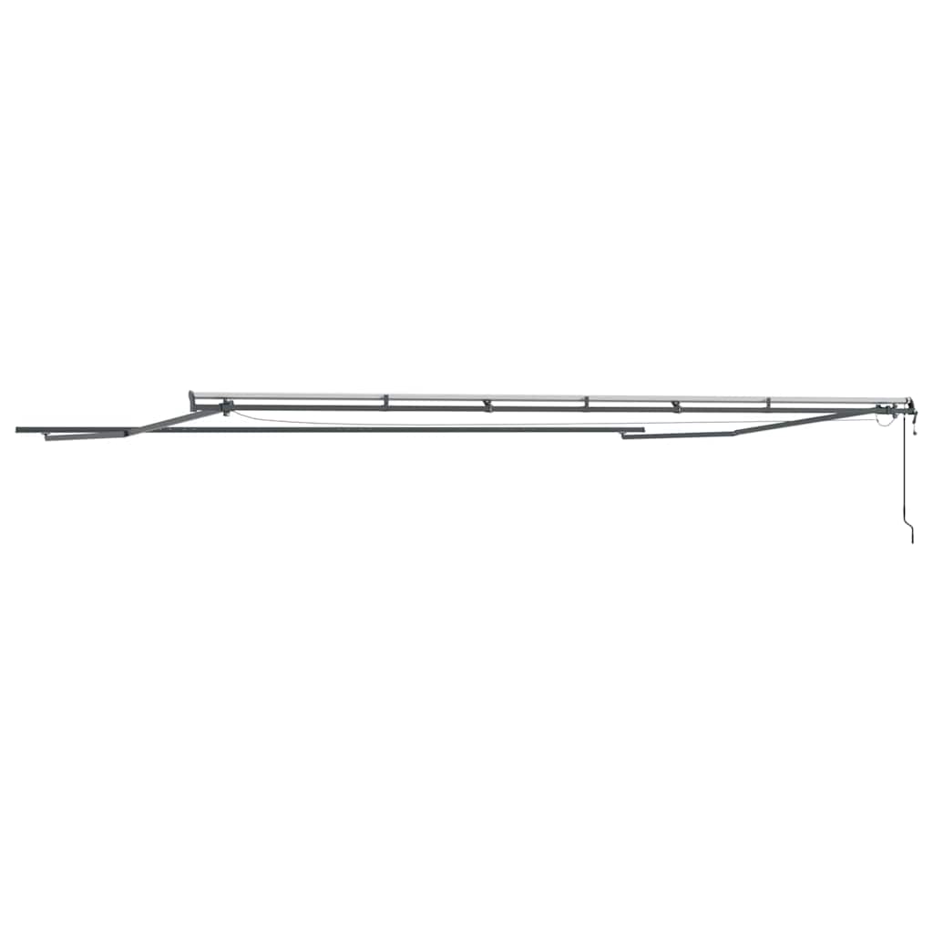 Markiseramme Antrasitt 600 × 350 cm Aluminium vidaXL