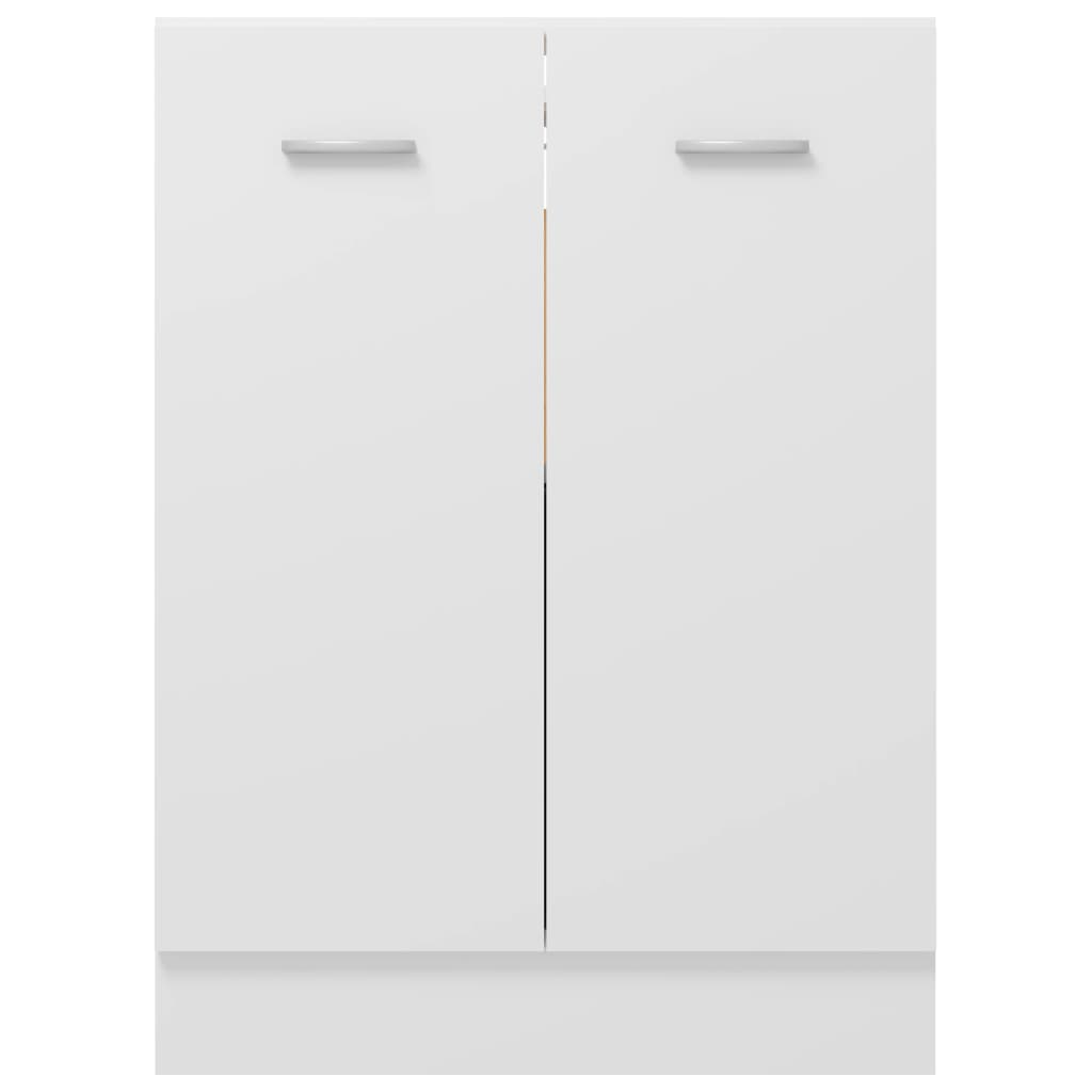 Bunnskap "Lyon" hvit 60x46x81,5 cm konstruert tre