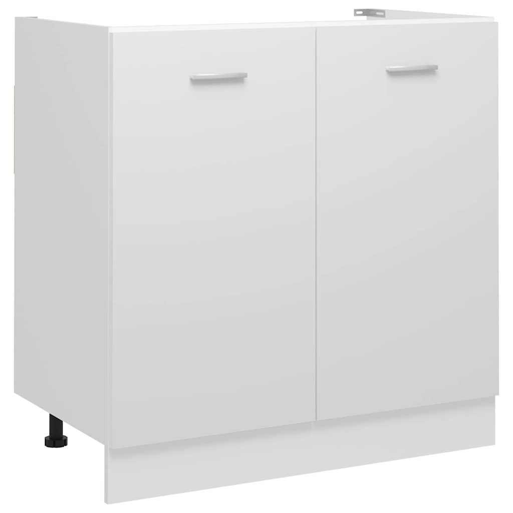 Bunnskap til vask "Lyon" hvit 80x46x81,5 cm konstruert tre