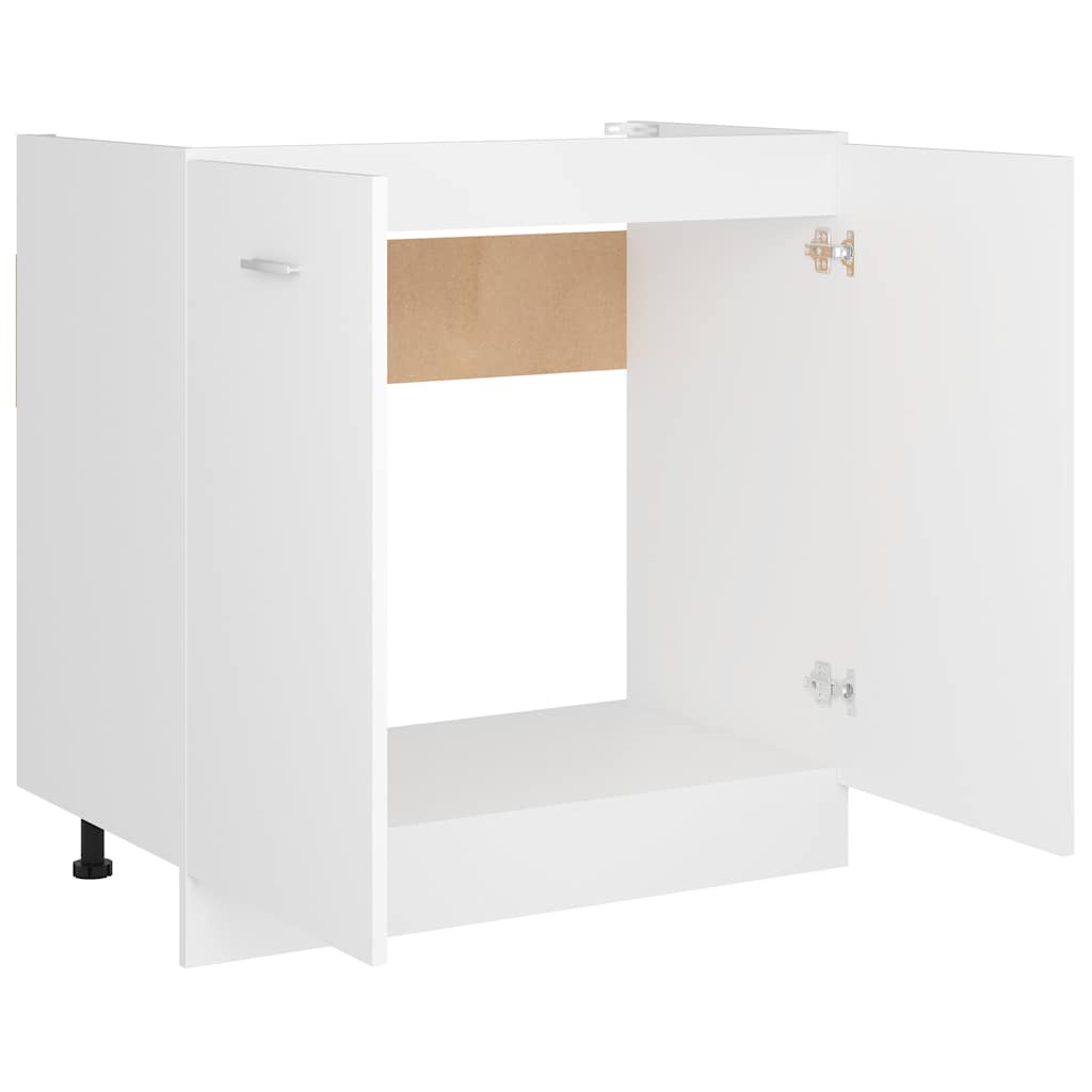 Bunnskap til vask "Lyon" hvit 80x46x81,5 cm konstruert tre