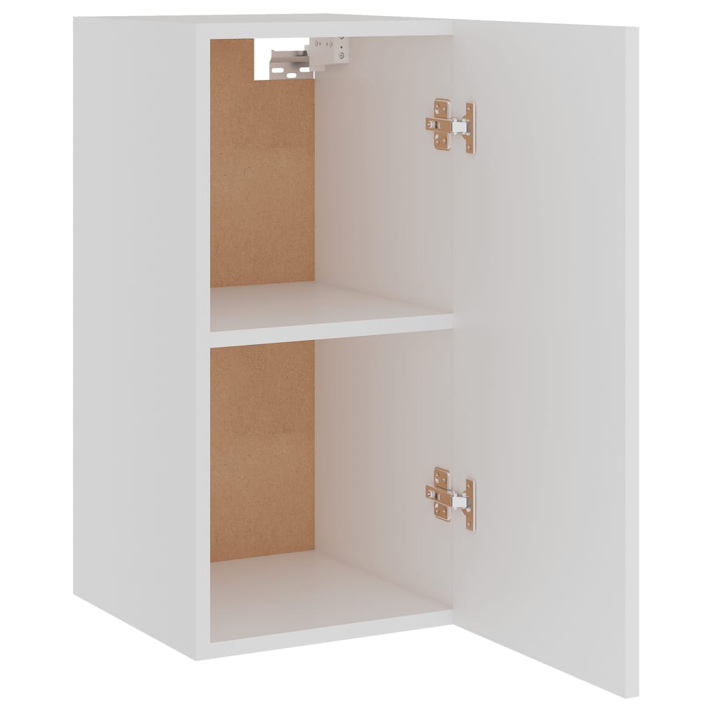 Hengende skap "Lyon" hvit 29,5x31x60 cm konstruert tre