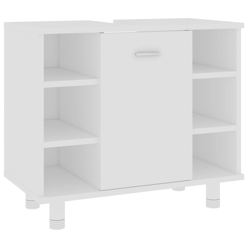 Baderomsskap hvit 60x32x53,5 cm konstruert tre