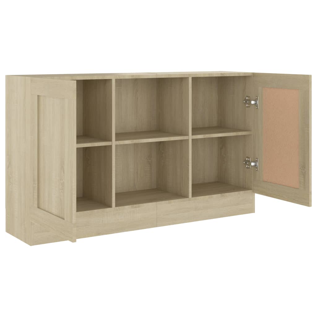 Skjenk sonoma eik 120x30,5x70 cm konstruert tre