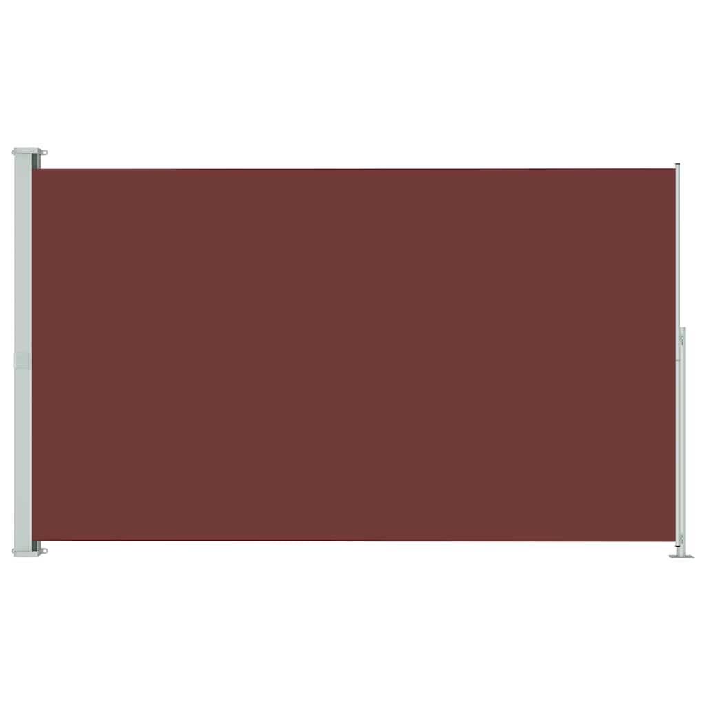 Uttrekkbar sidemarkise 180x300 cm brun