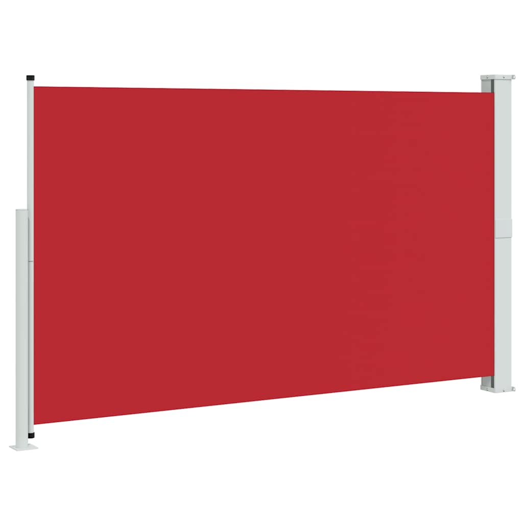 Uttrekkbar sidemarkise 180x300 cm rød