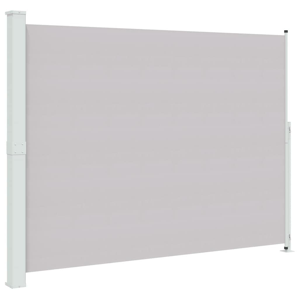 Uttrekkbar sidemarkise 220x300 cm grå vidaXL