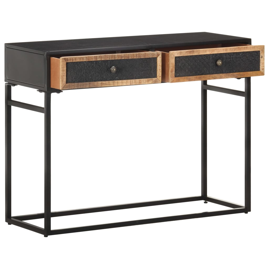 Konsollbord 100x35x75 cm heltre mango