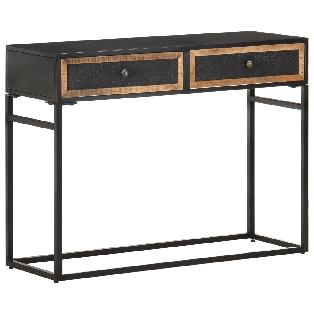 Konsollbord 100x35x75 cm heltre mango