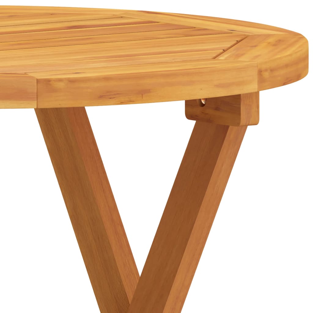 Bistrobord Ø46x47 cm heltre akasie vidaXL