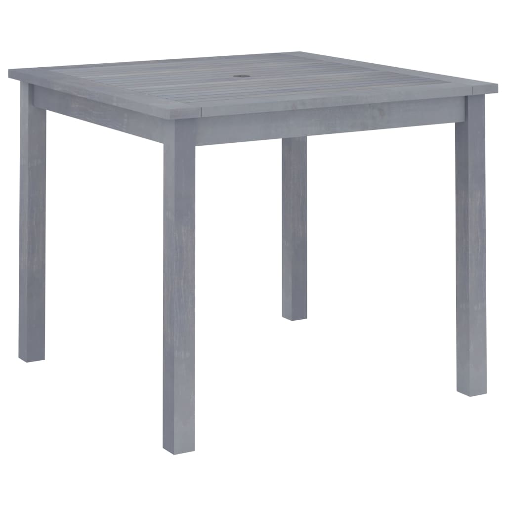 Utendørs spisebord 88x88x74 cm heltre akasie