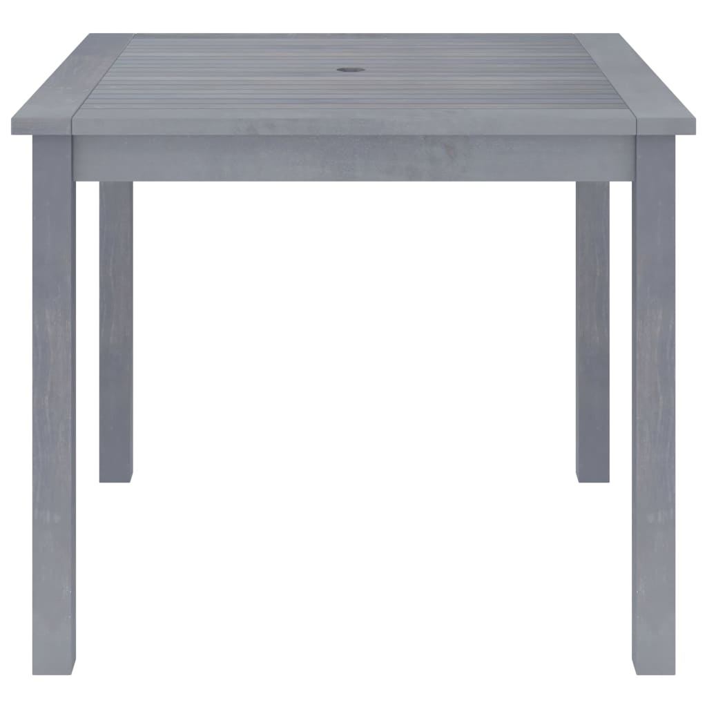 Utendørs spisebord 88x88x74 cm heltre akasie
