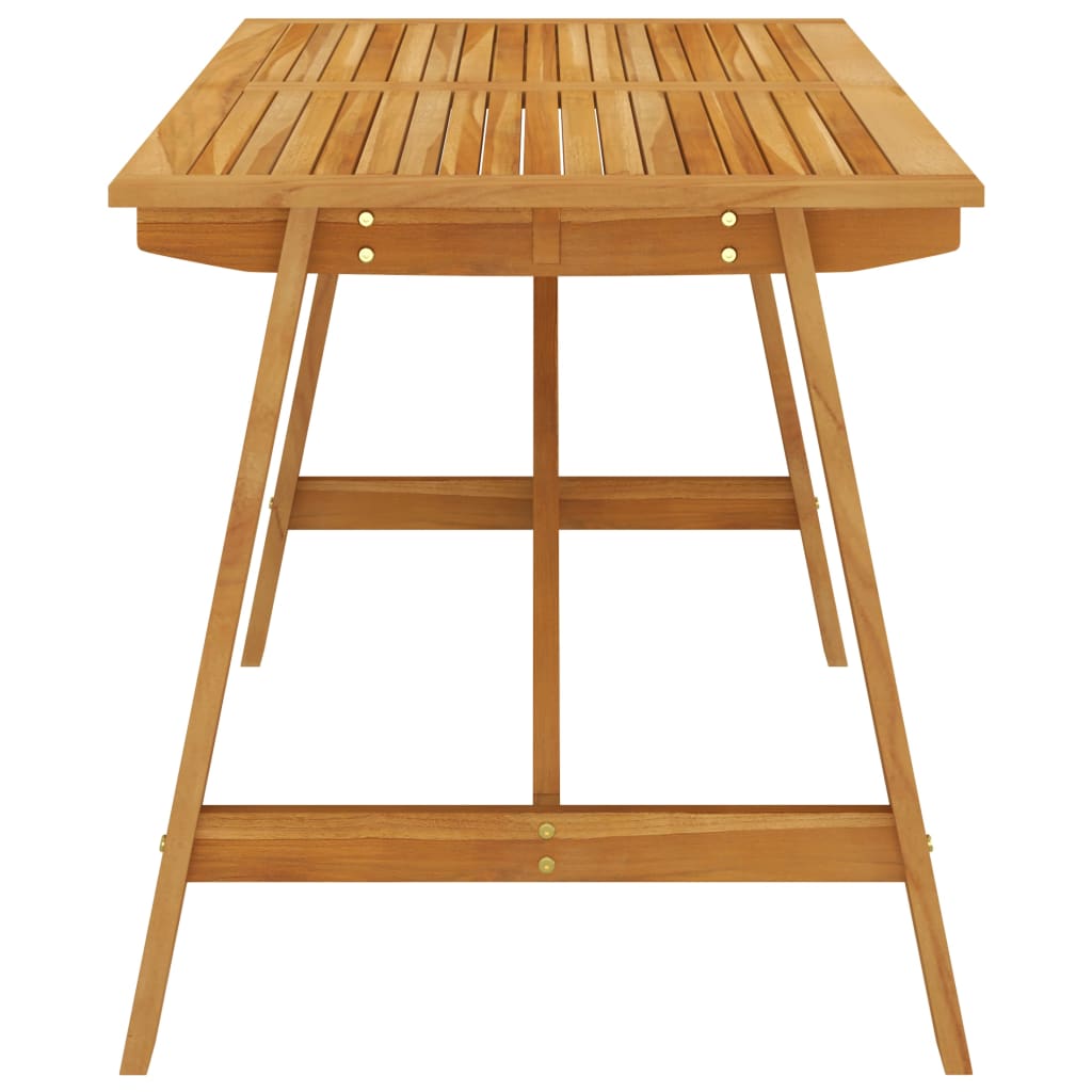 Utendørs spisebord 140x70x73,5 cm heltre akasie