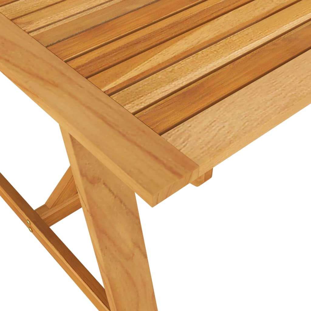 Utendørs spisebord 206x100x74 cm heltre akasie
