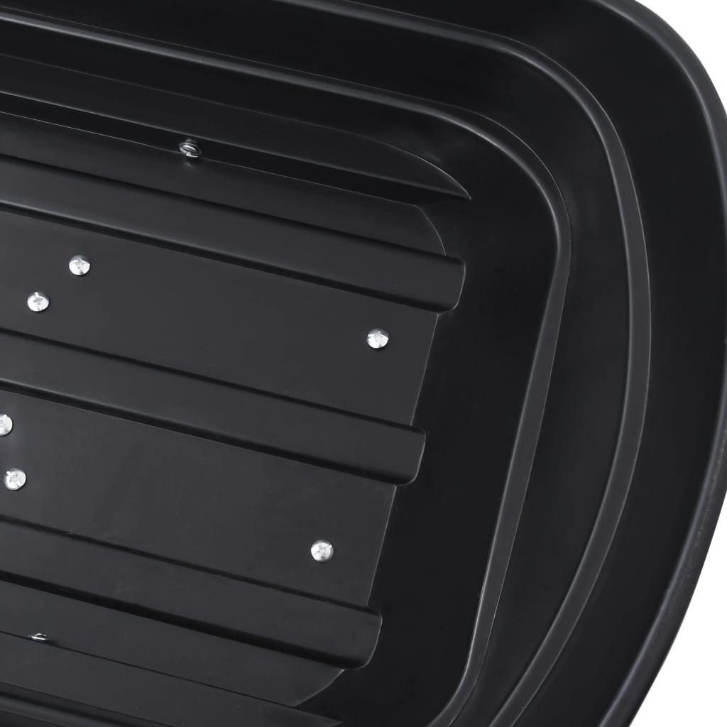Hagetralle 300 kg 75L svart