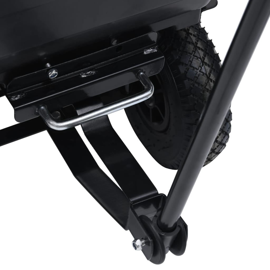 Hagetralle 300 kg 75L svart