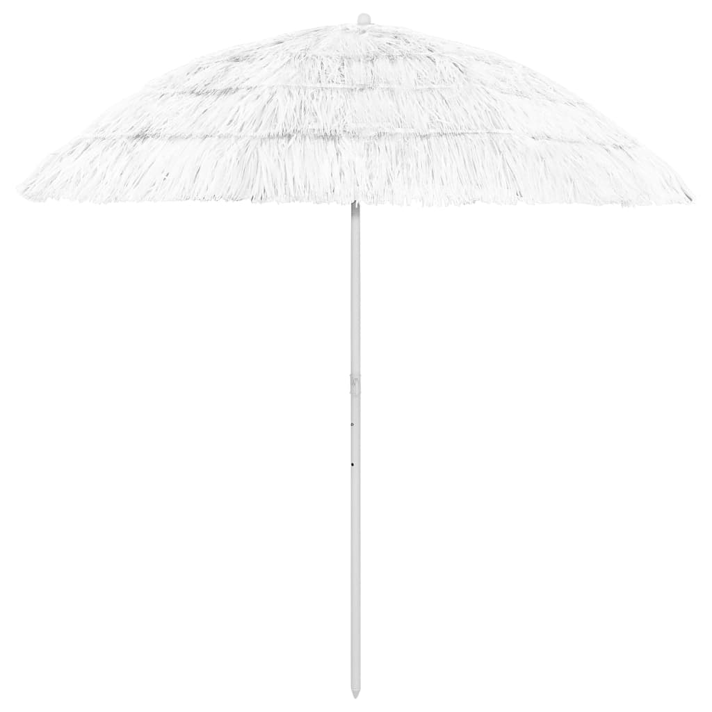 Strandparasoll Hawaii hvit 240 cm