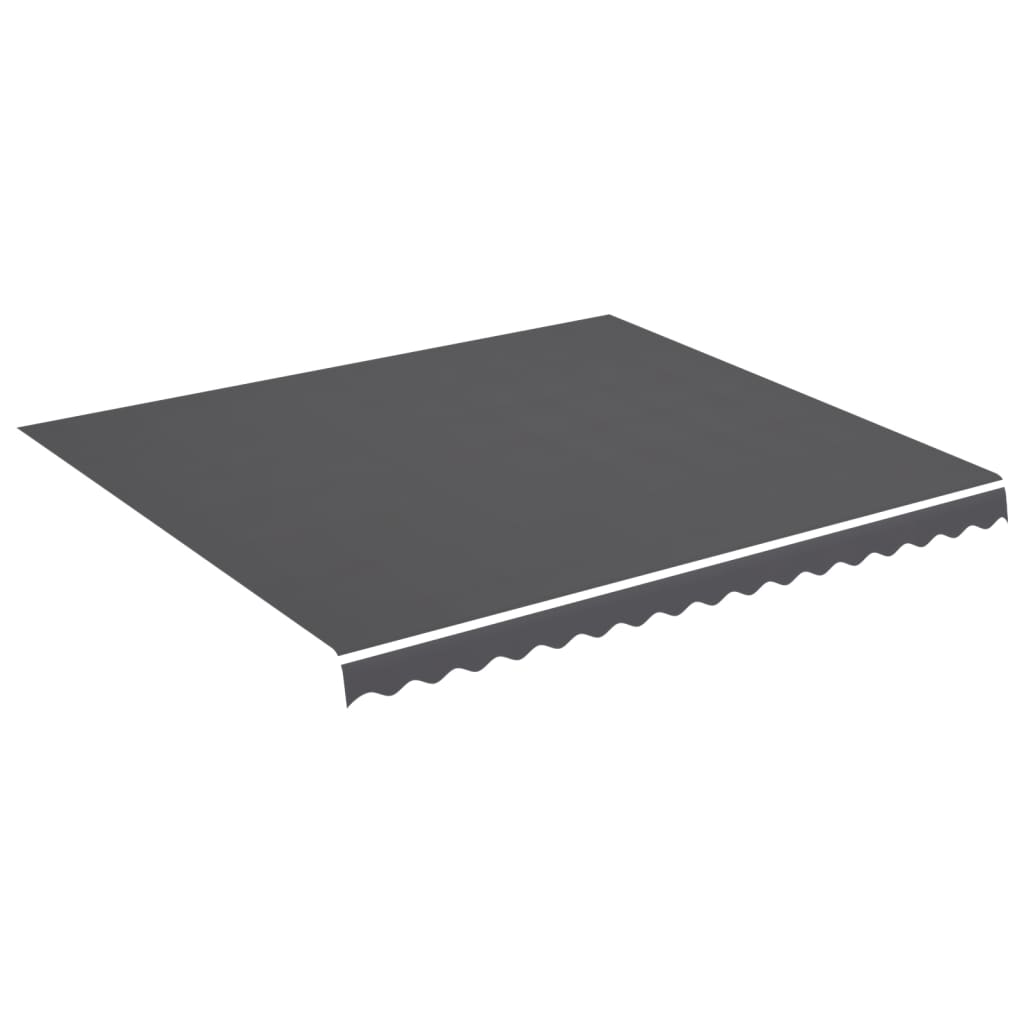 Erstatningsduk for markise antrasitt 4x3,5 m vidaXL