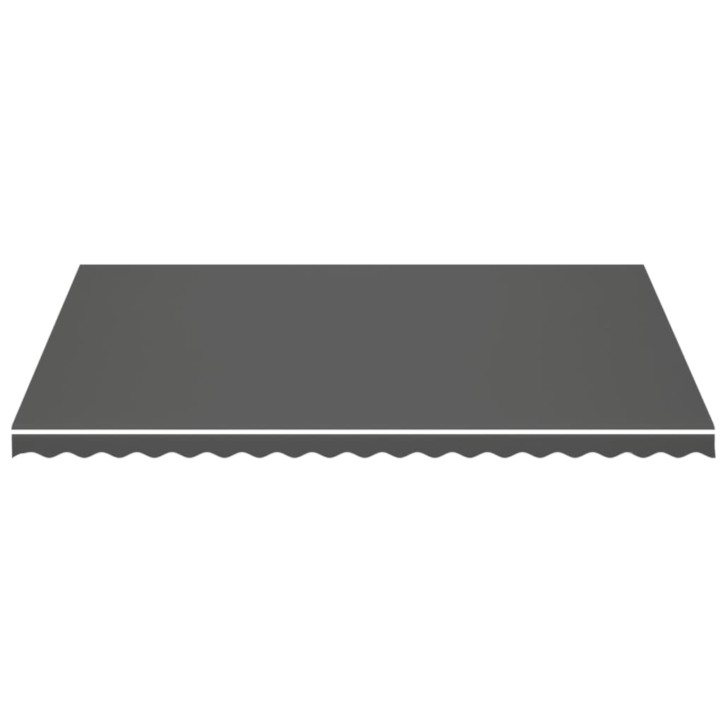 Erstatningsduk for markise antrasitt 5x3,5 m vidaXL