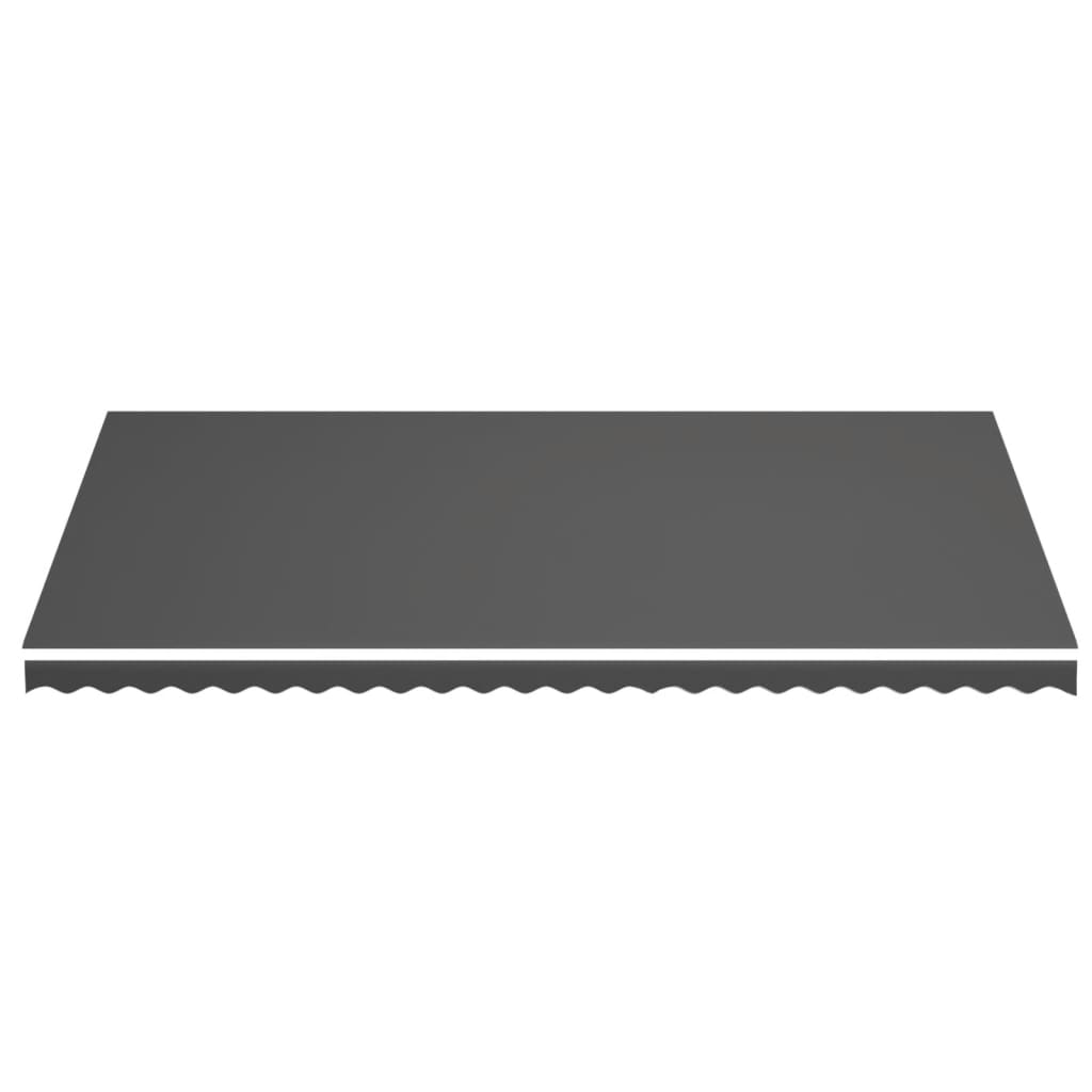 Erstatningsduk for markise antrasitt 6x3,5 m vidaXL